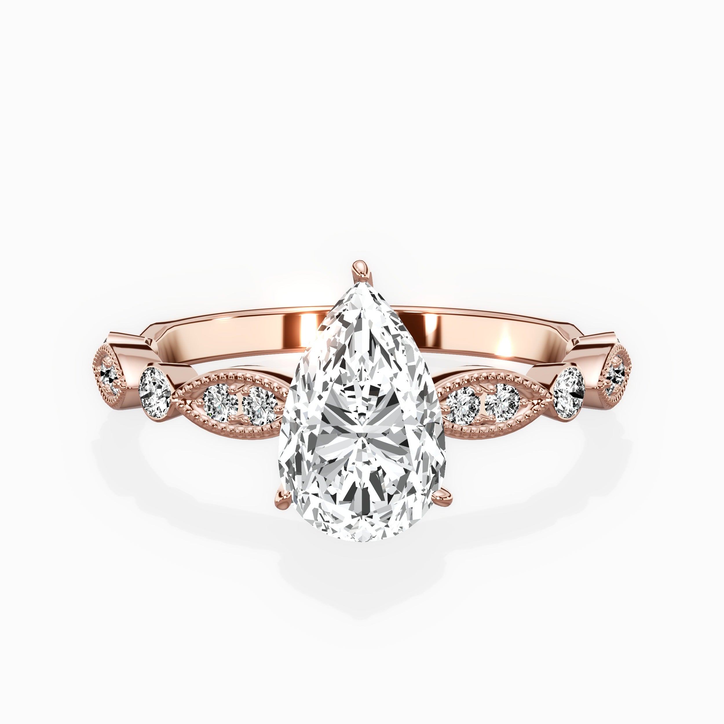 Timeless Vintage Style Engagement Ring