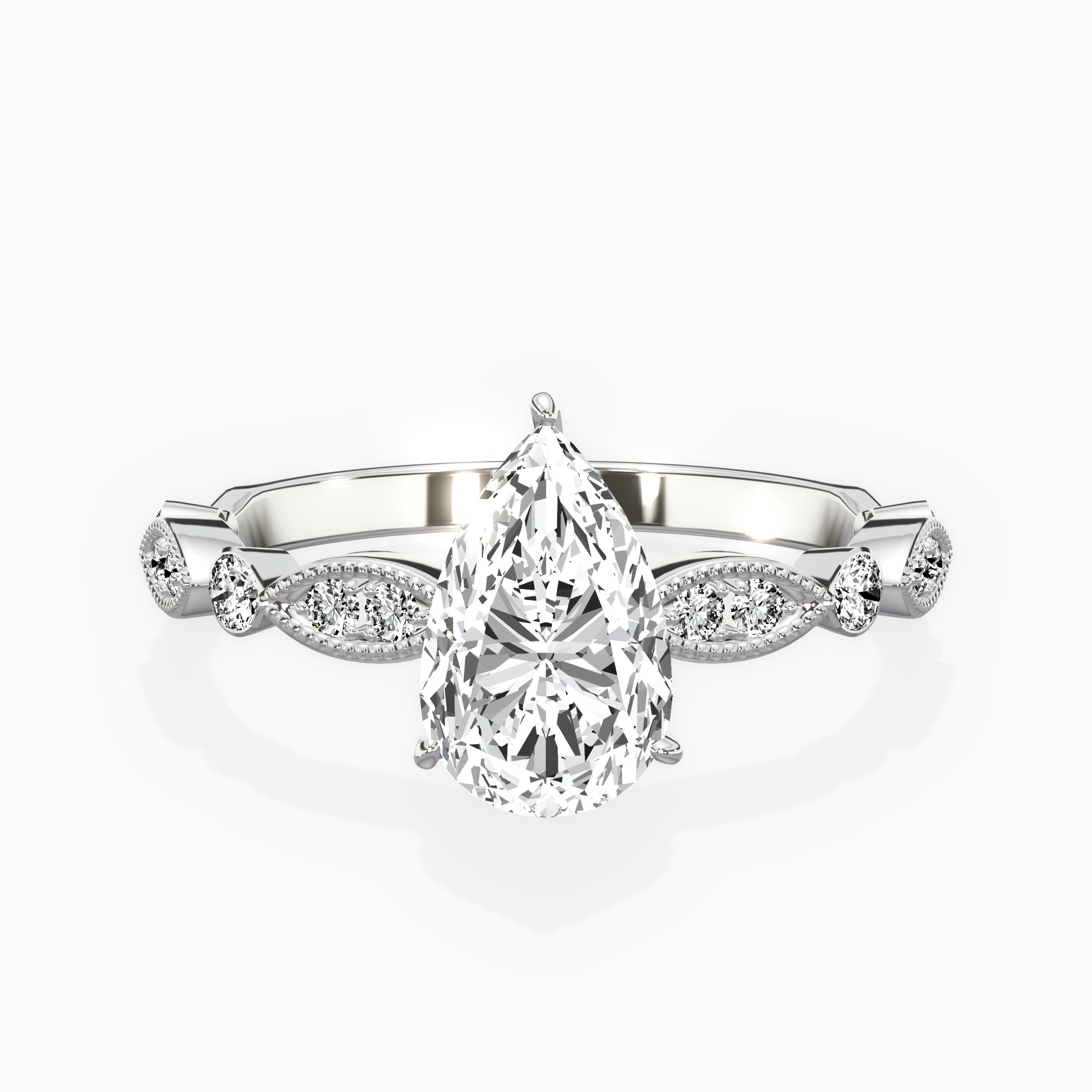 Timeless Vintage Style Engagement Ring