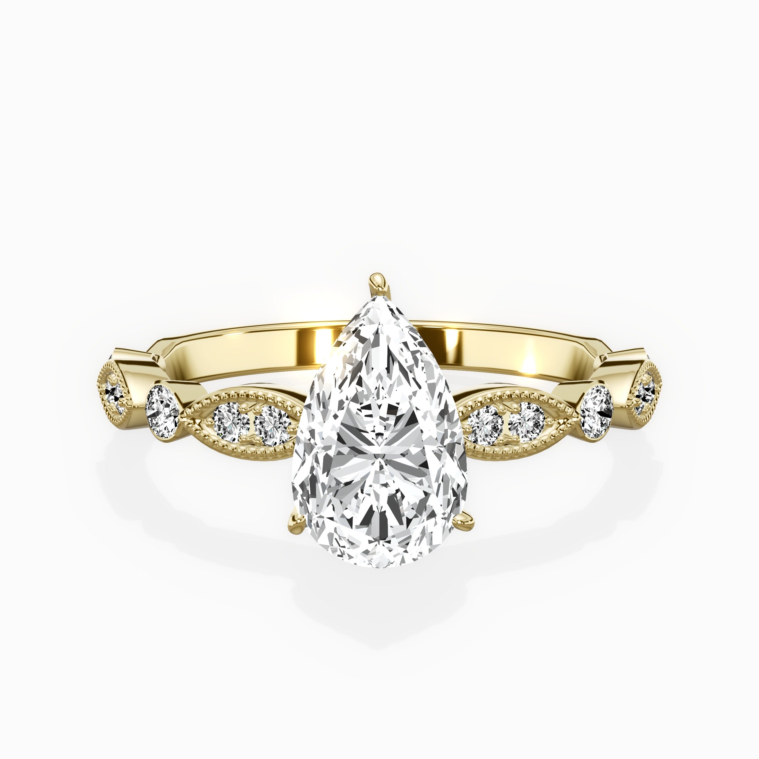 Timeless Vintage Style Engagement Ring