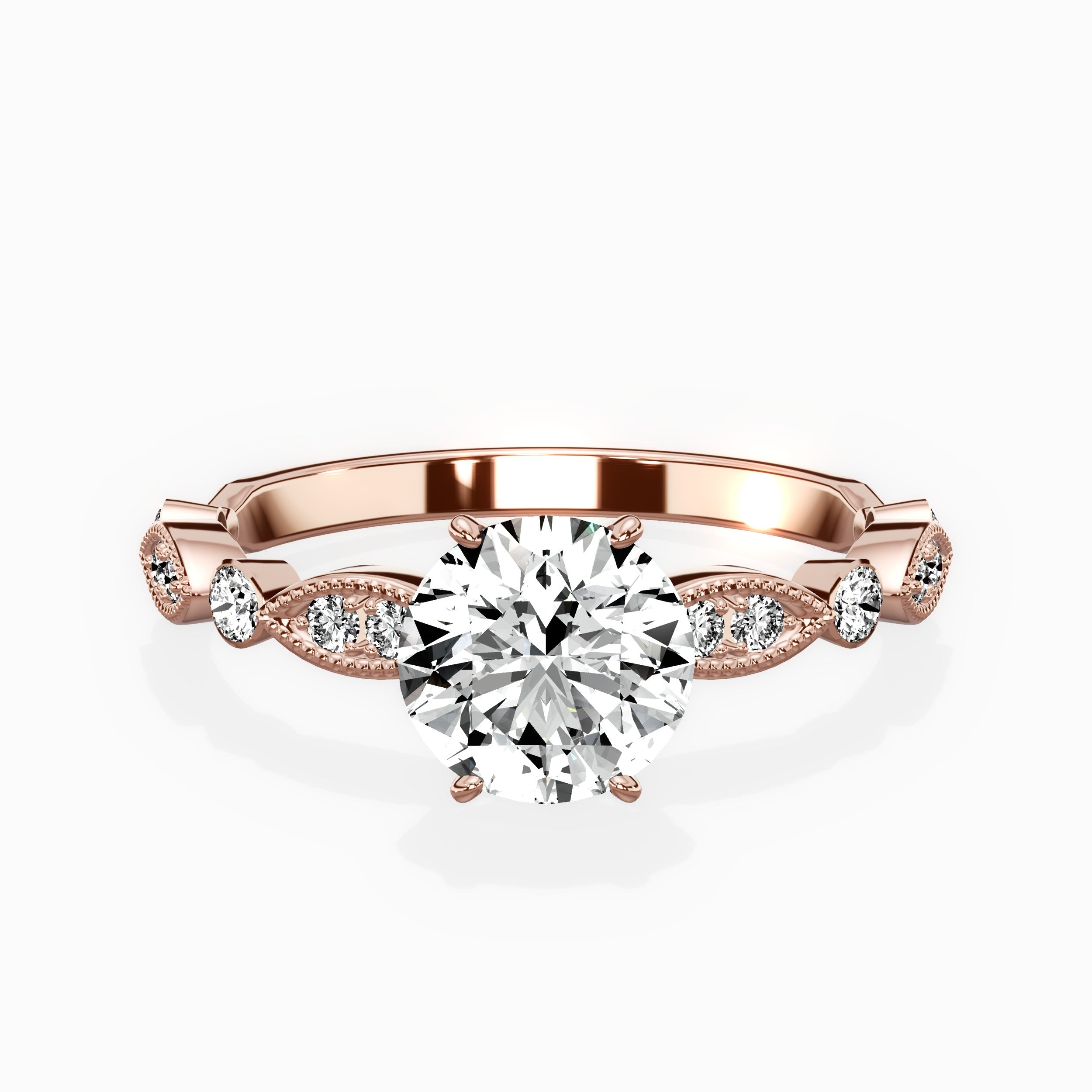 Timeless Vintage Style Engagement Ring