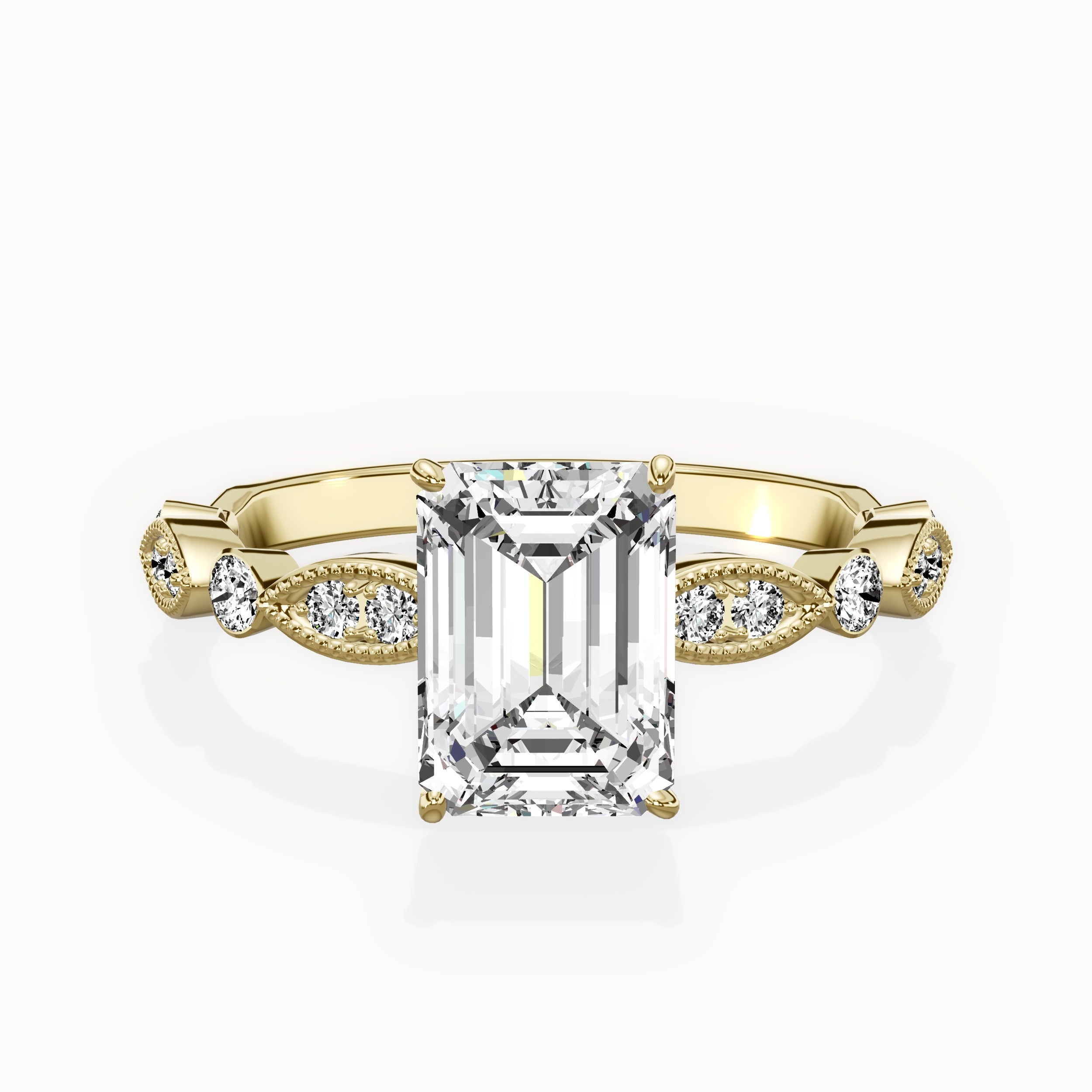 Timeless Vintage Style Engagement Ring
