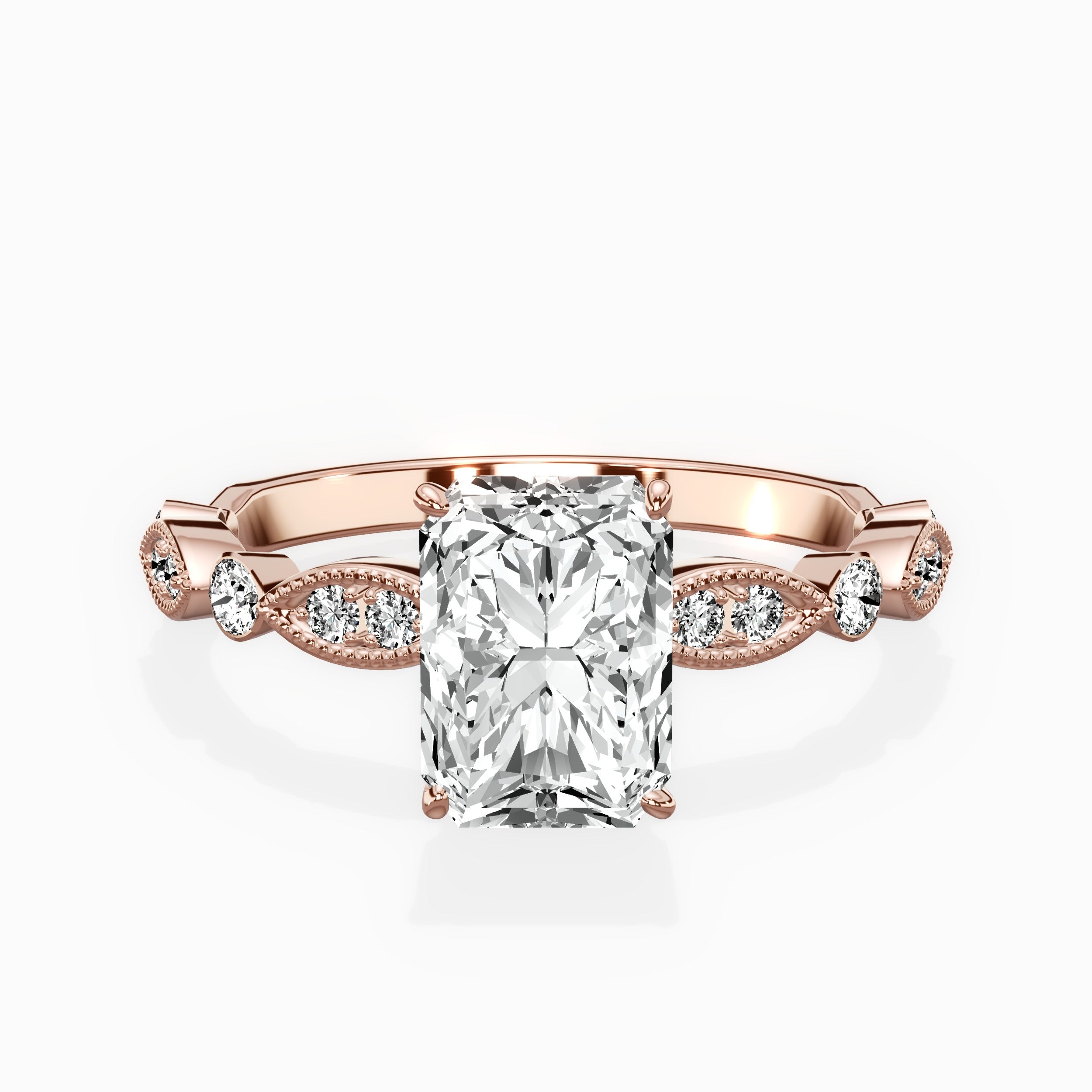 Timeless Vintage Style Engagement Ring