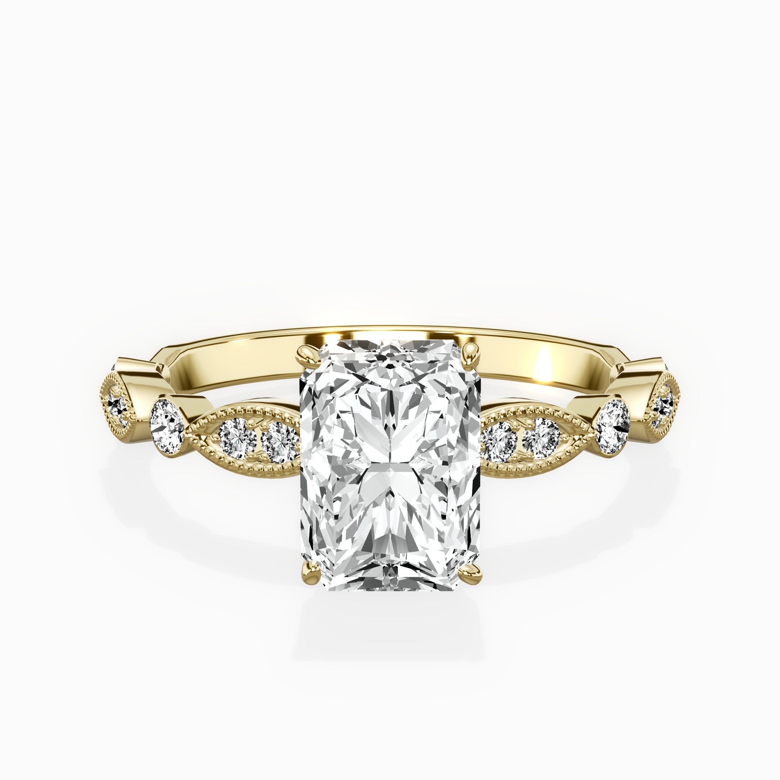 Timeless Vintage Style Engagement Ring