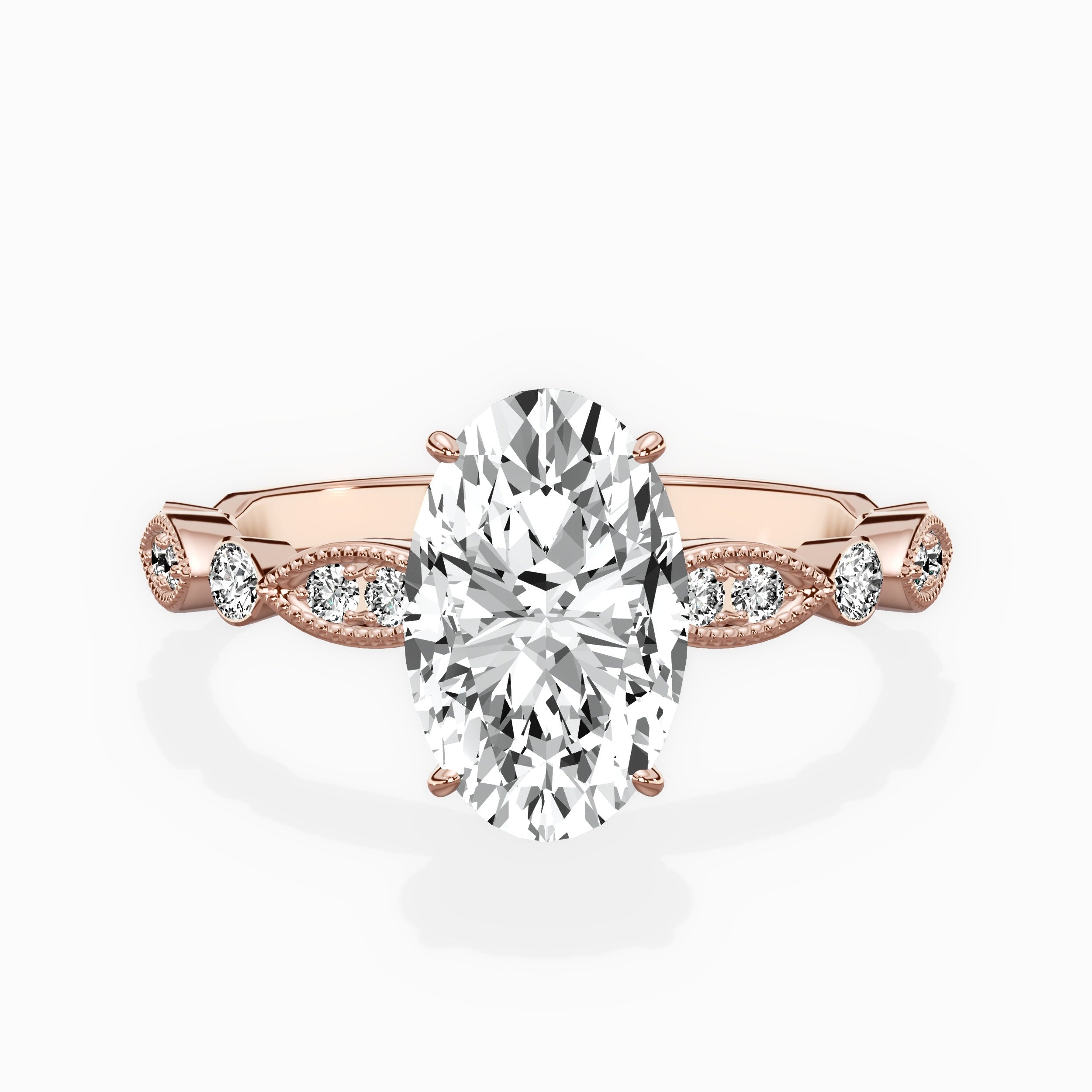 Timeless Vintage Style Engagement Ring