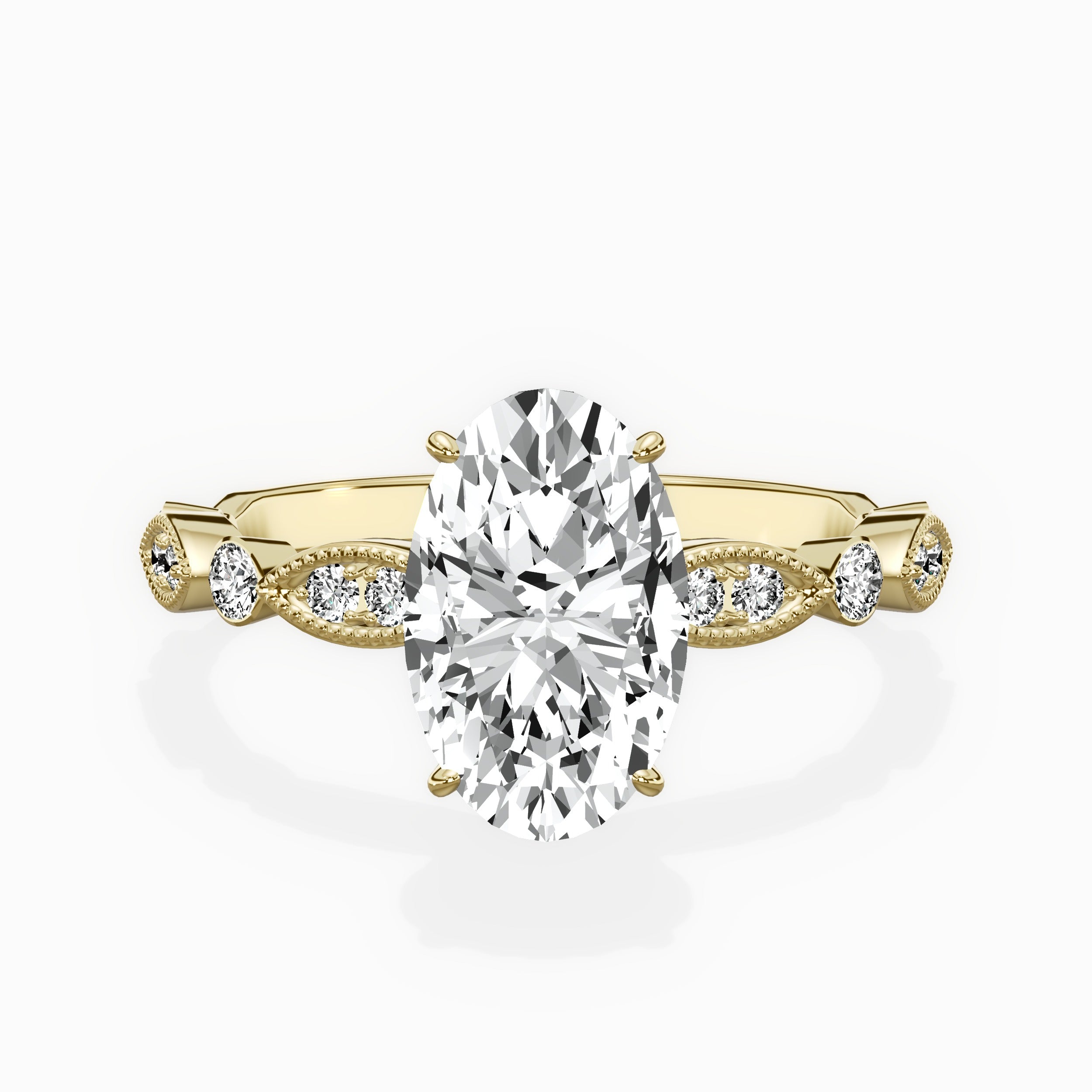 Timeless Vintage Style Engagement Ring