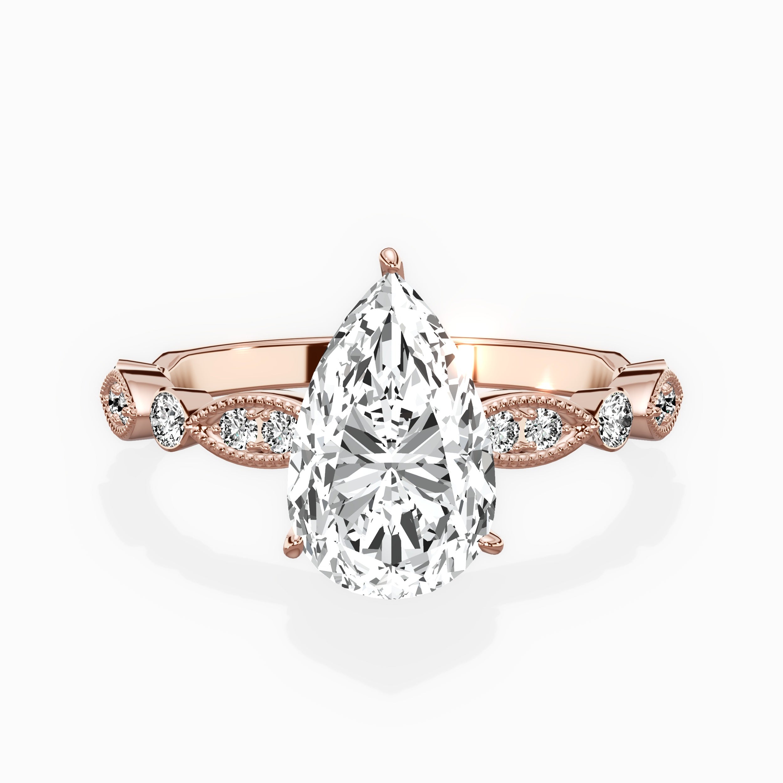 Timeless Vintage Style Engagement Ring