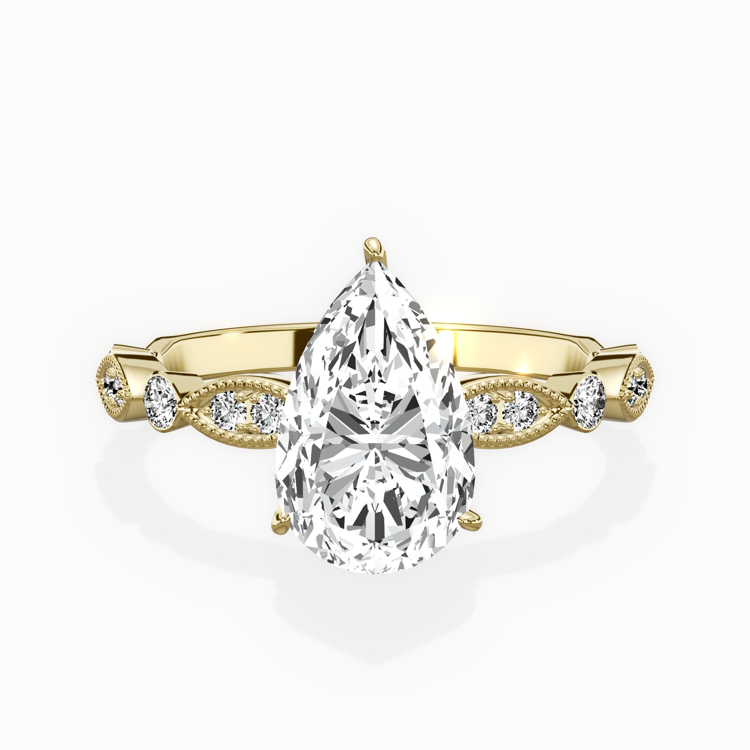 Timeless Vintage Style Engagement Ring