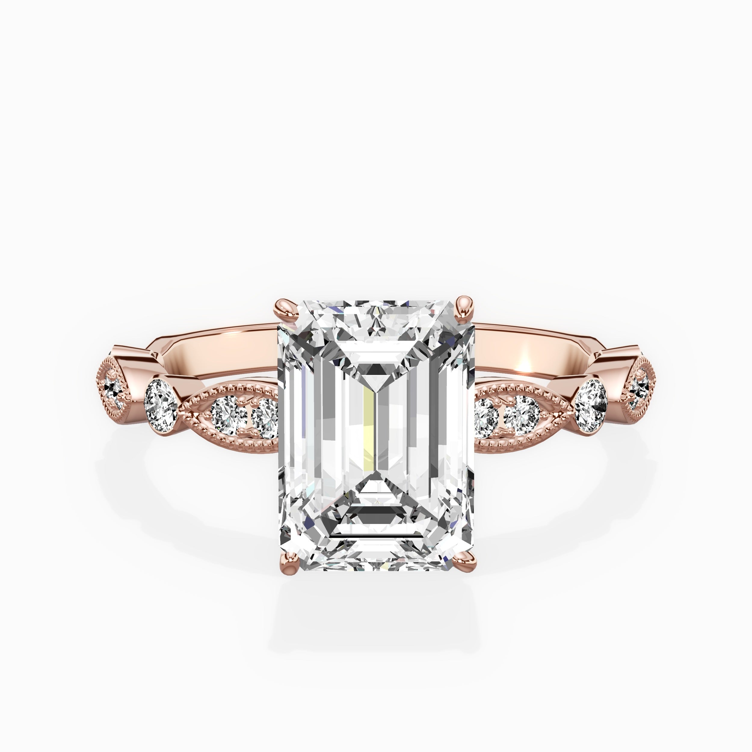 Timeless Vintage Style Engagement Ring