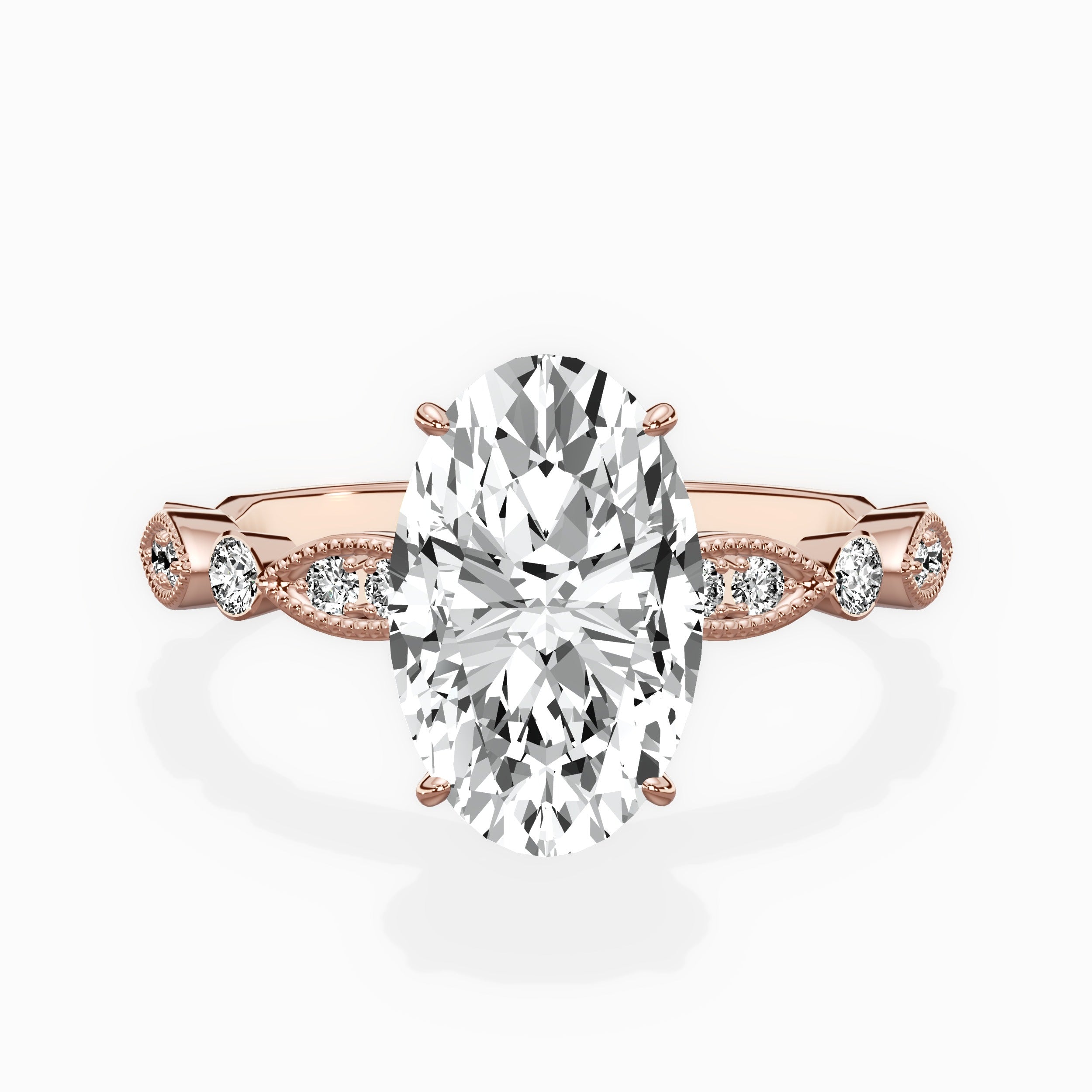 Timeless Vintage Style Engagement Ring