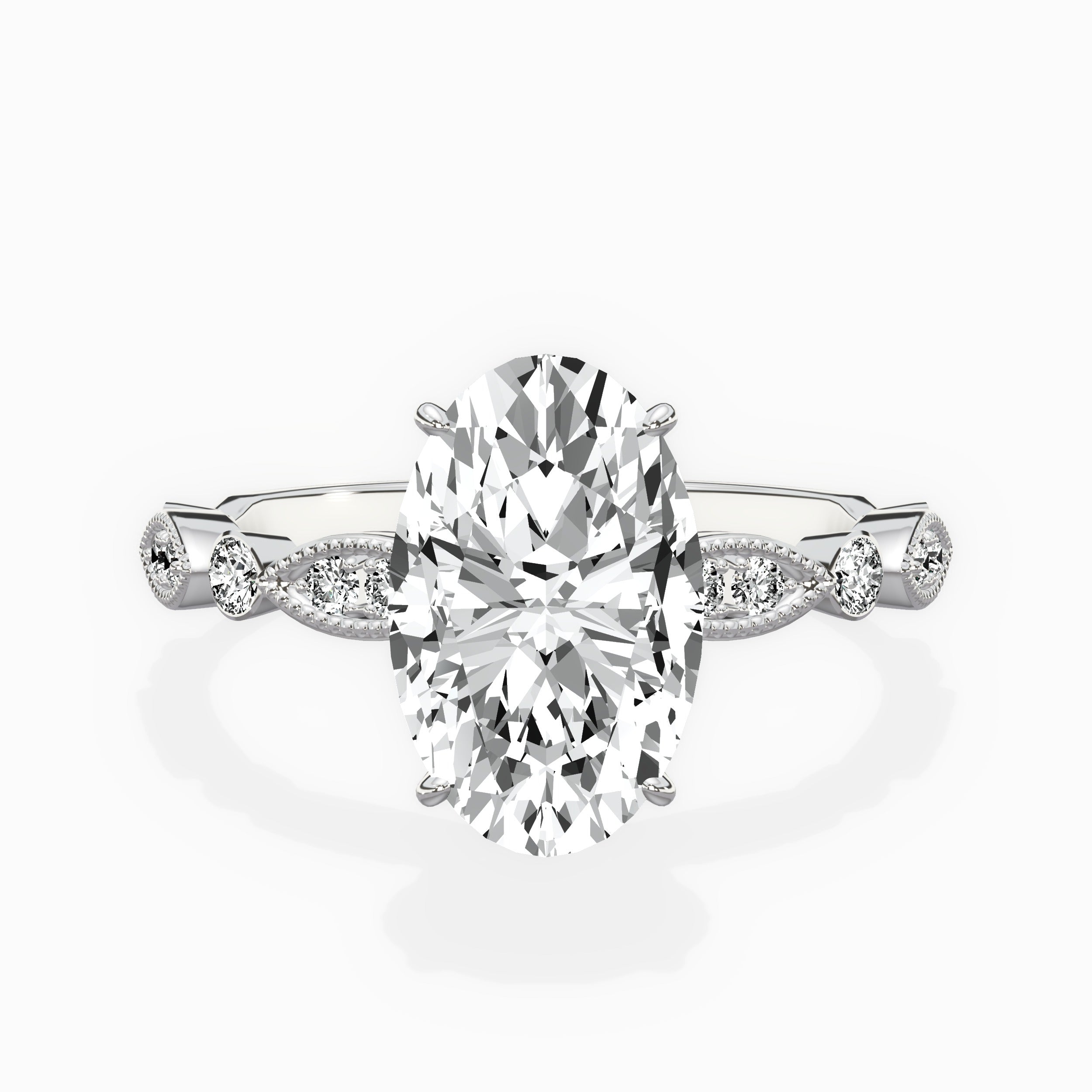 Timeless Vintage Style Engagement Ring