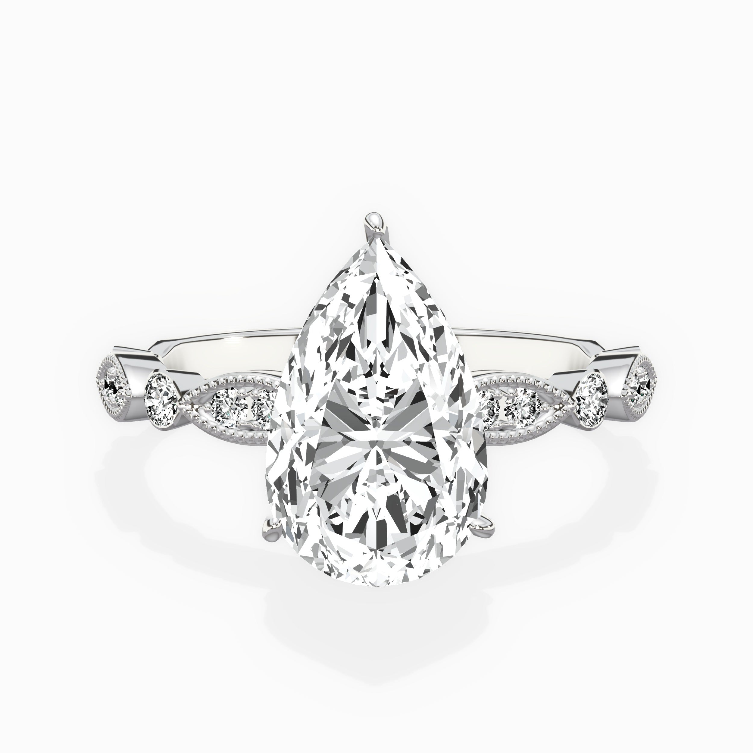 Timeless Vintage Style Engagement Ring