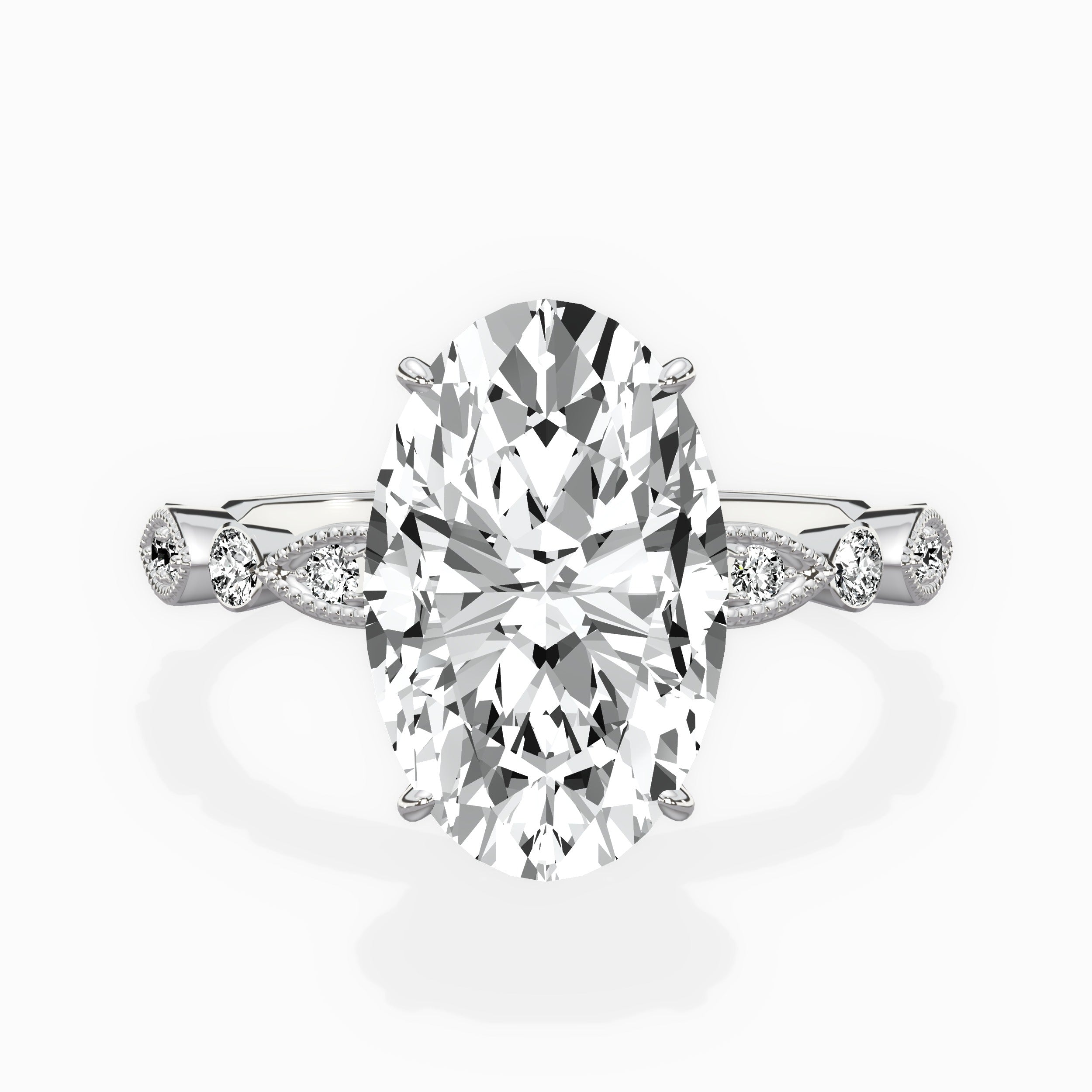 Timeless Vintage Style Engagement Ring