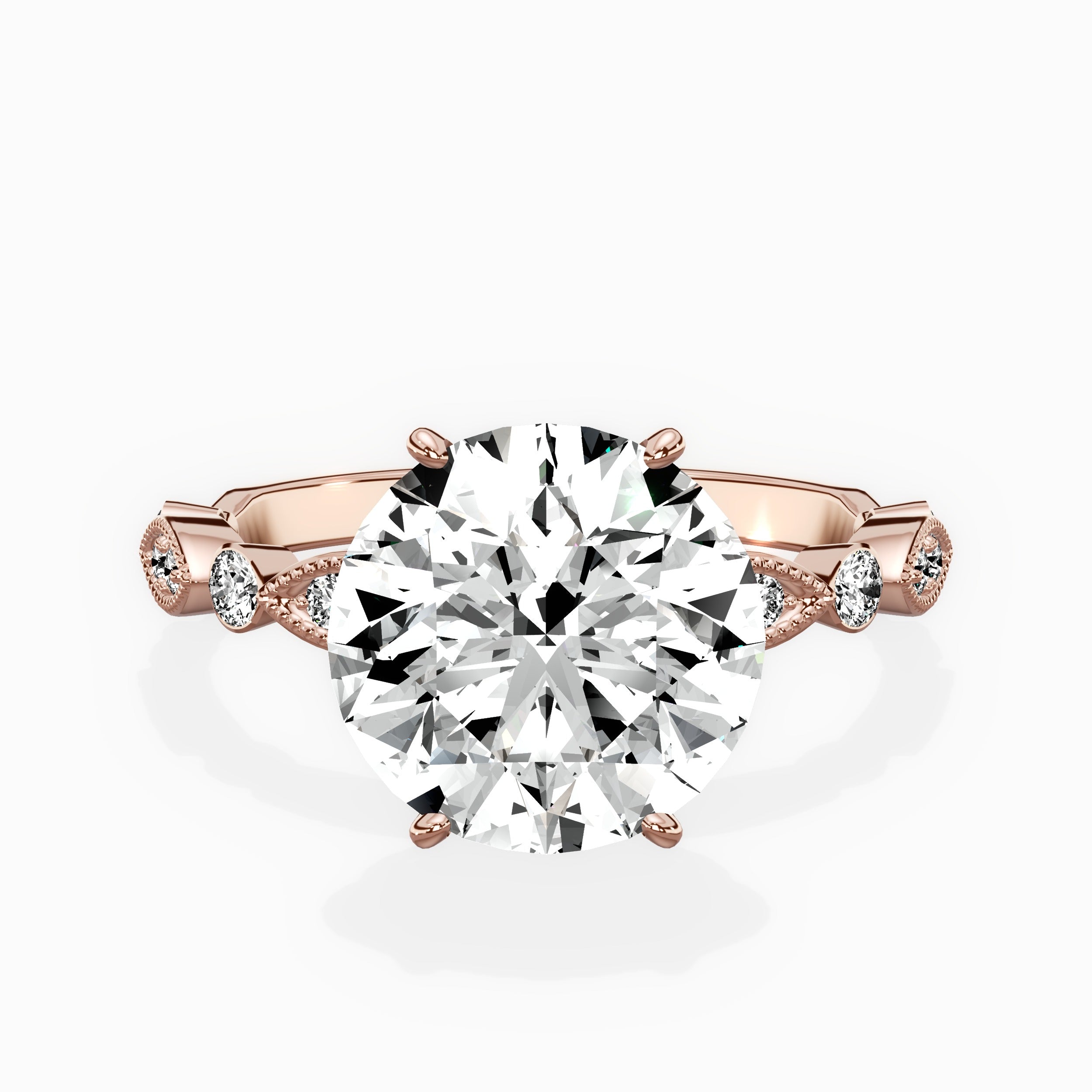 Timeless Vintage Style Engagement Ring