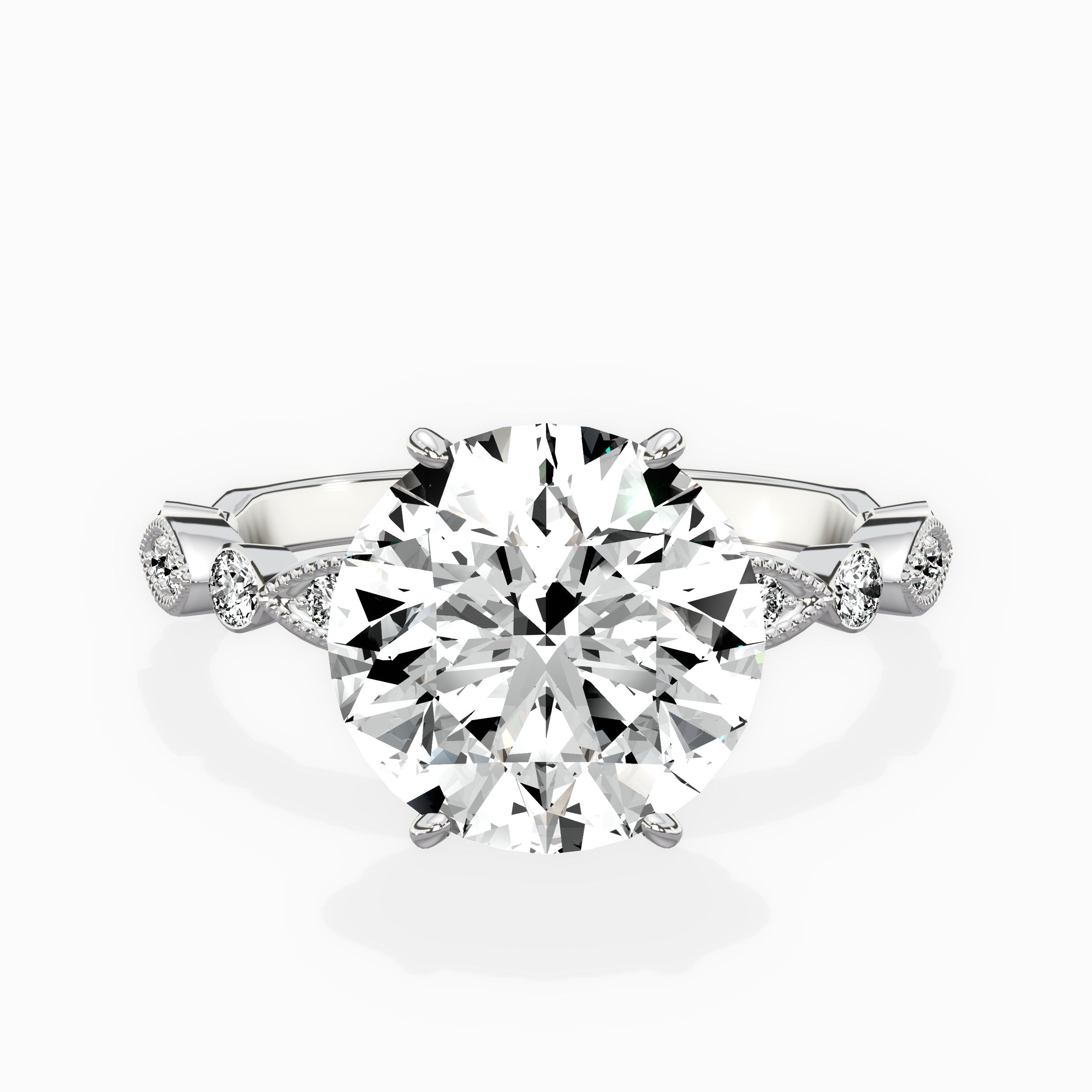 Timeless Vintage Style Engagement Ring