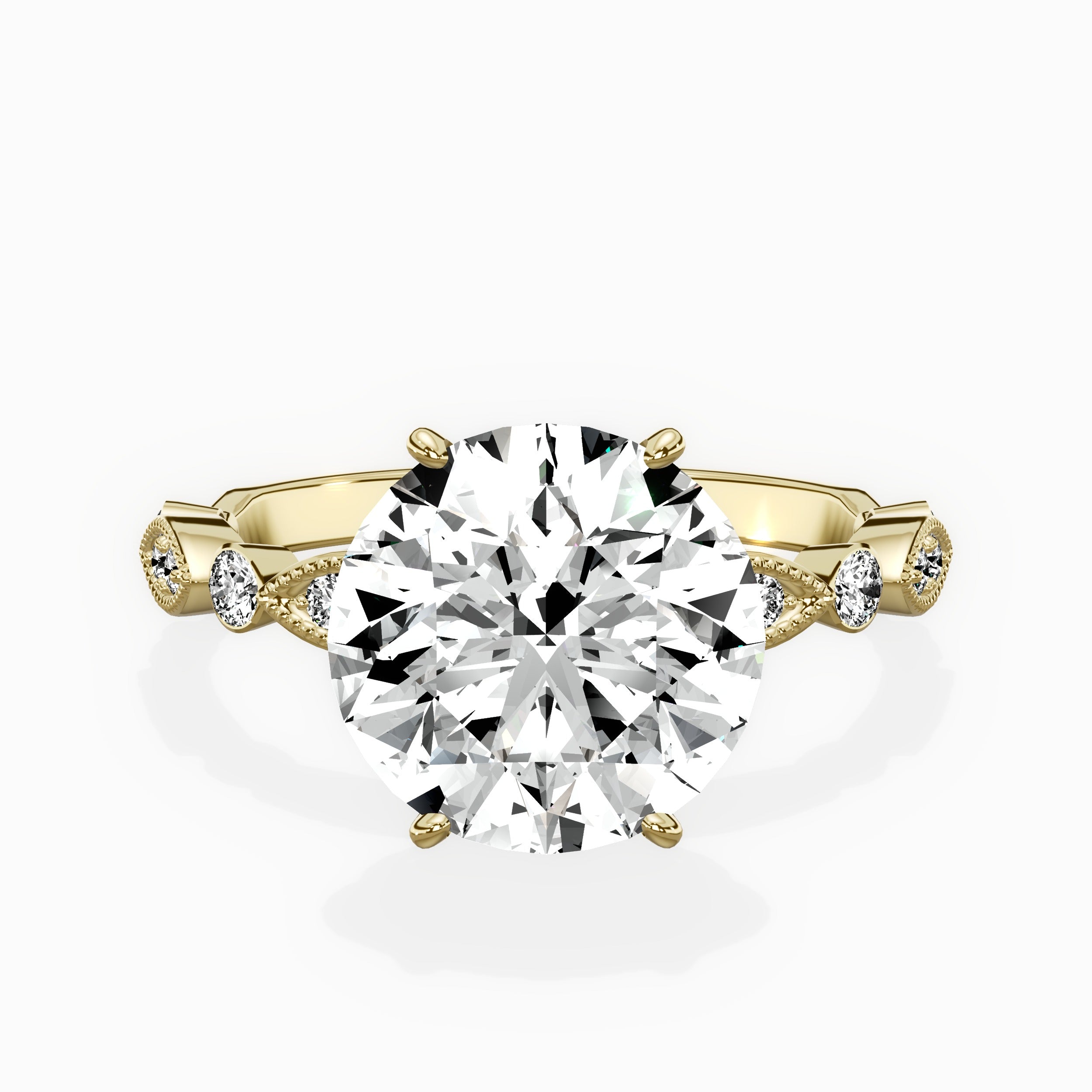 Timeless Vintage Style Engagement Ring