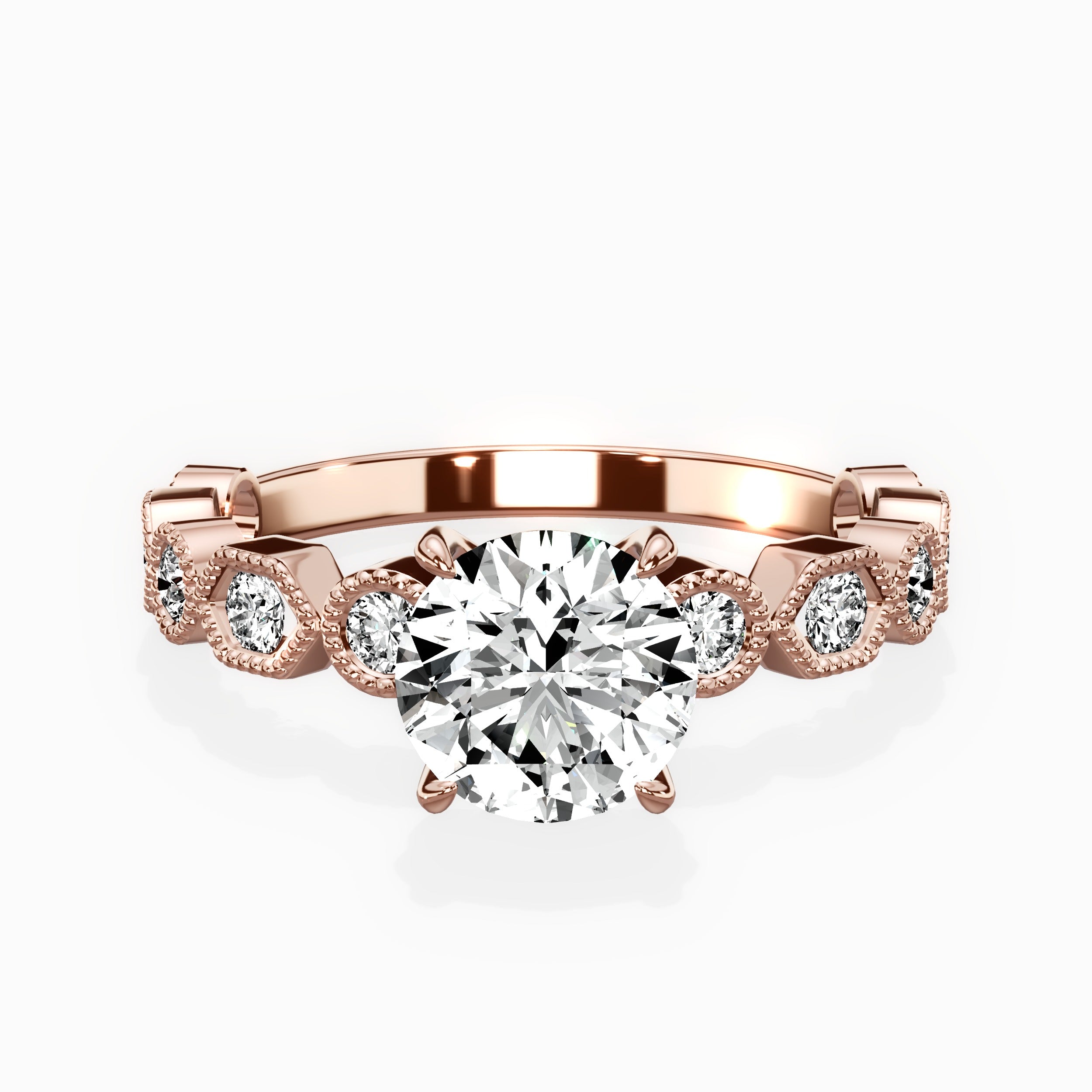 Devotion Vintage Style Engagement Ring