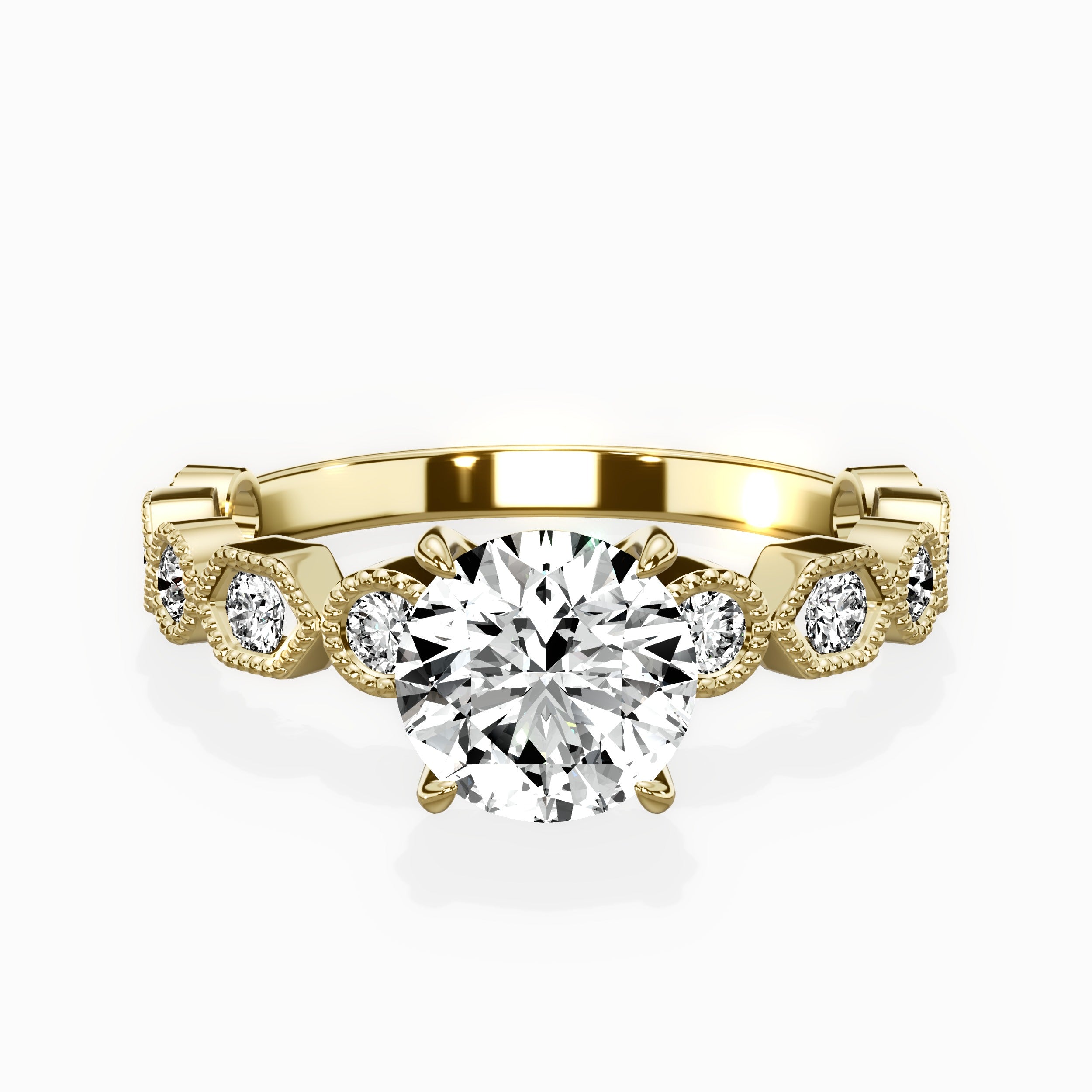 Devotion Vintage Style Engagement Ring