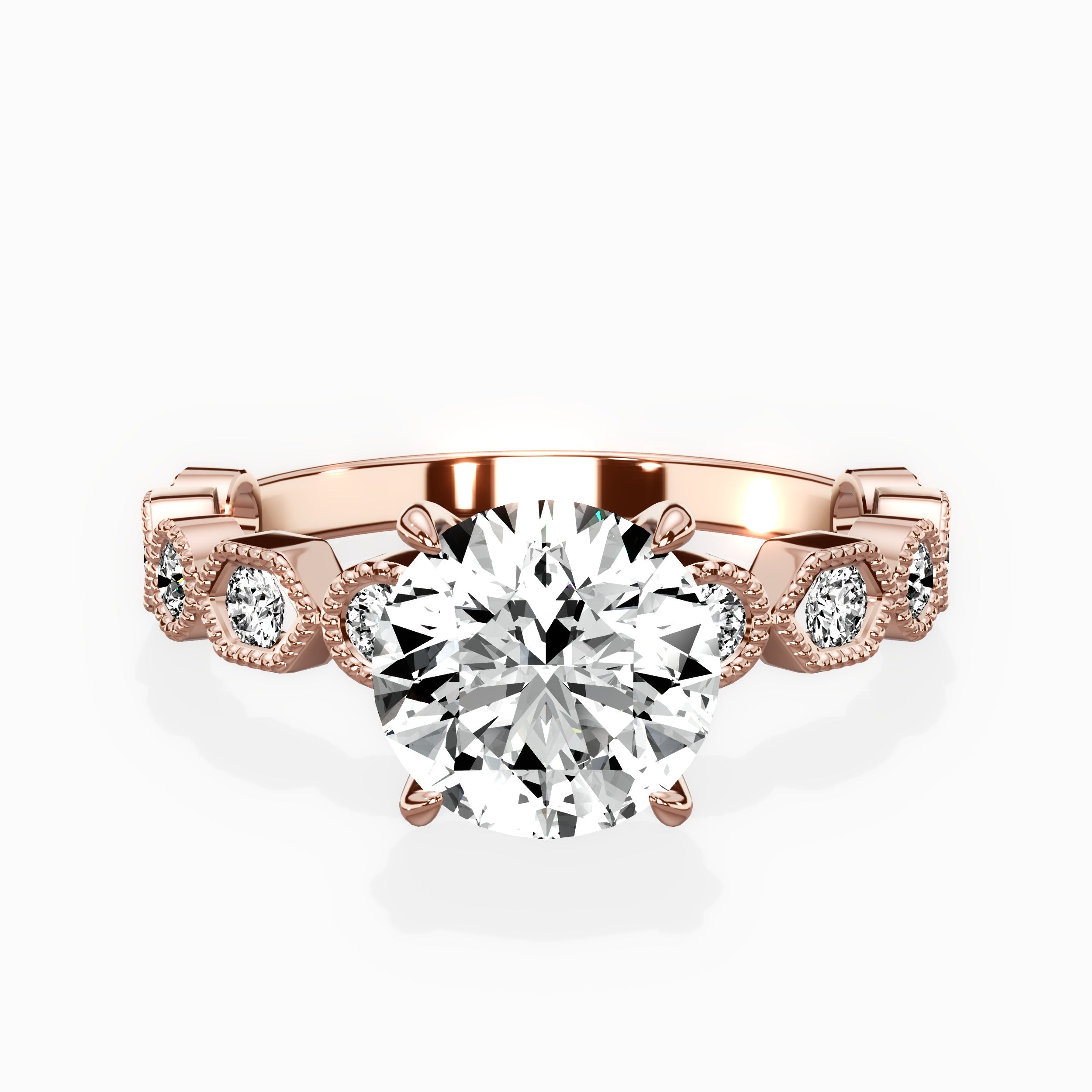 Devotion Vintage Style Engagement Ring