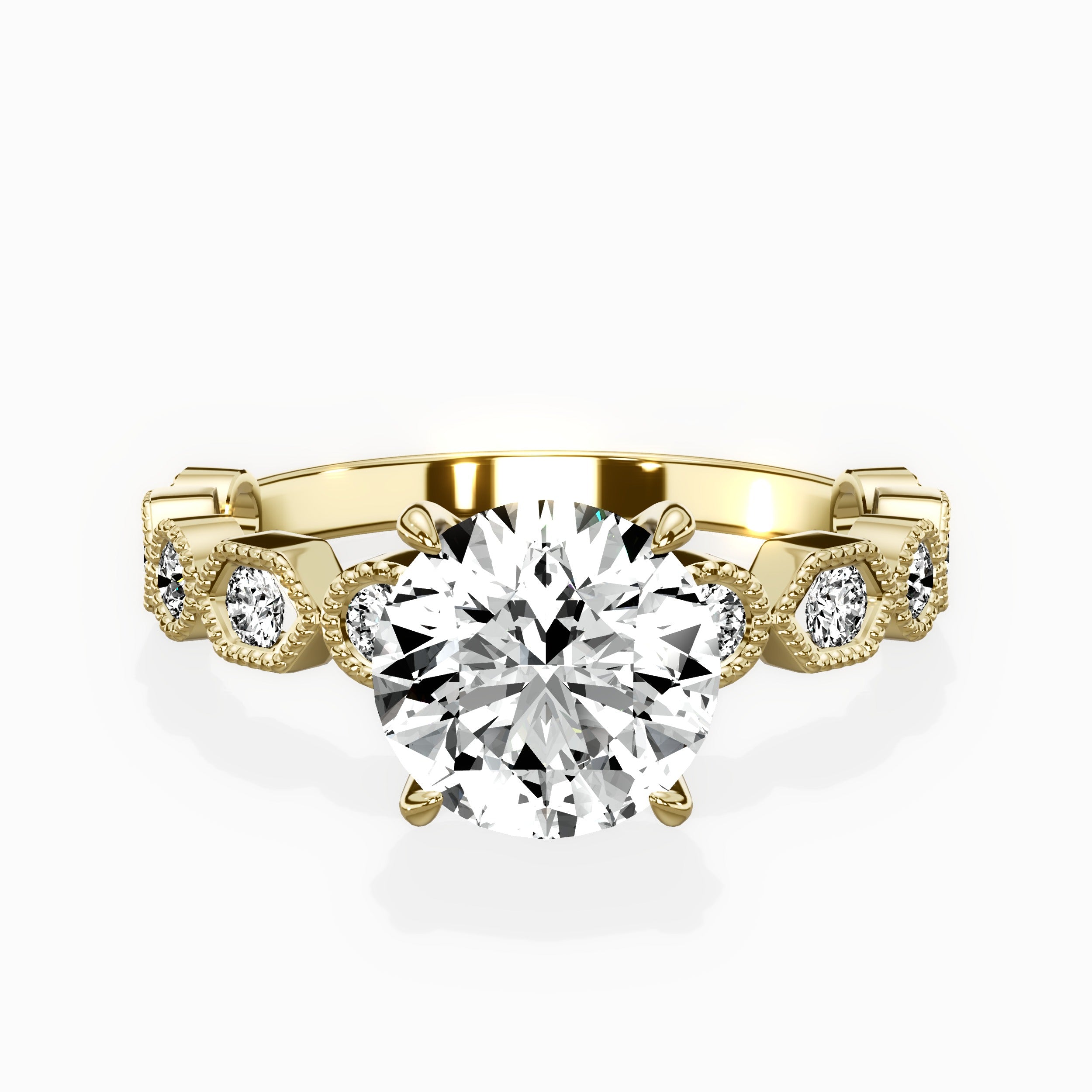 Devotion Vintage Style Engagement Ring