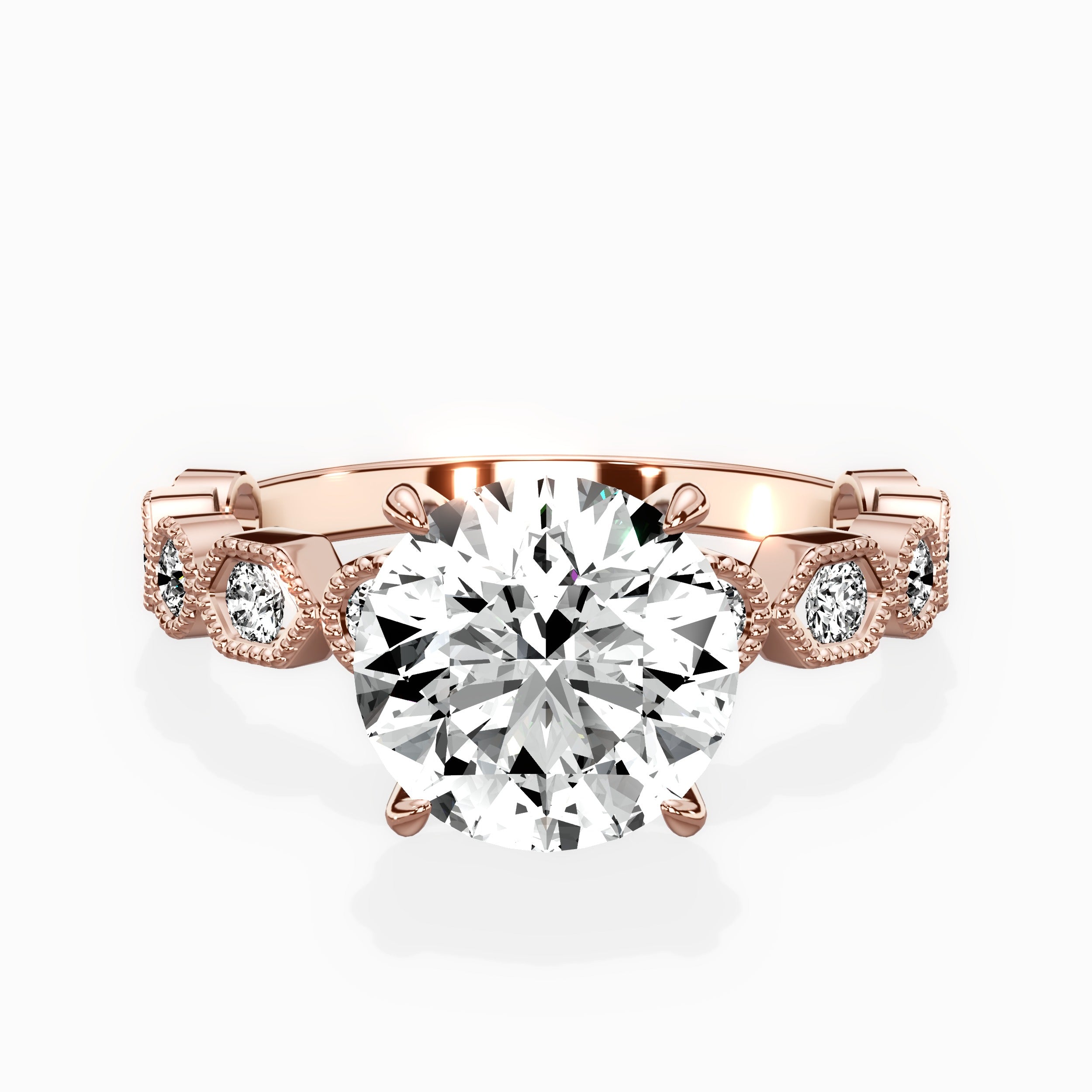 Devotion Vintage Style Engagement Ring