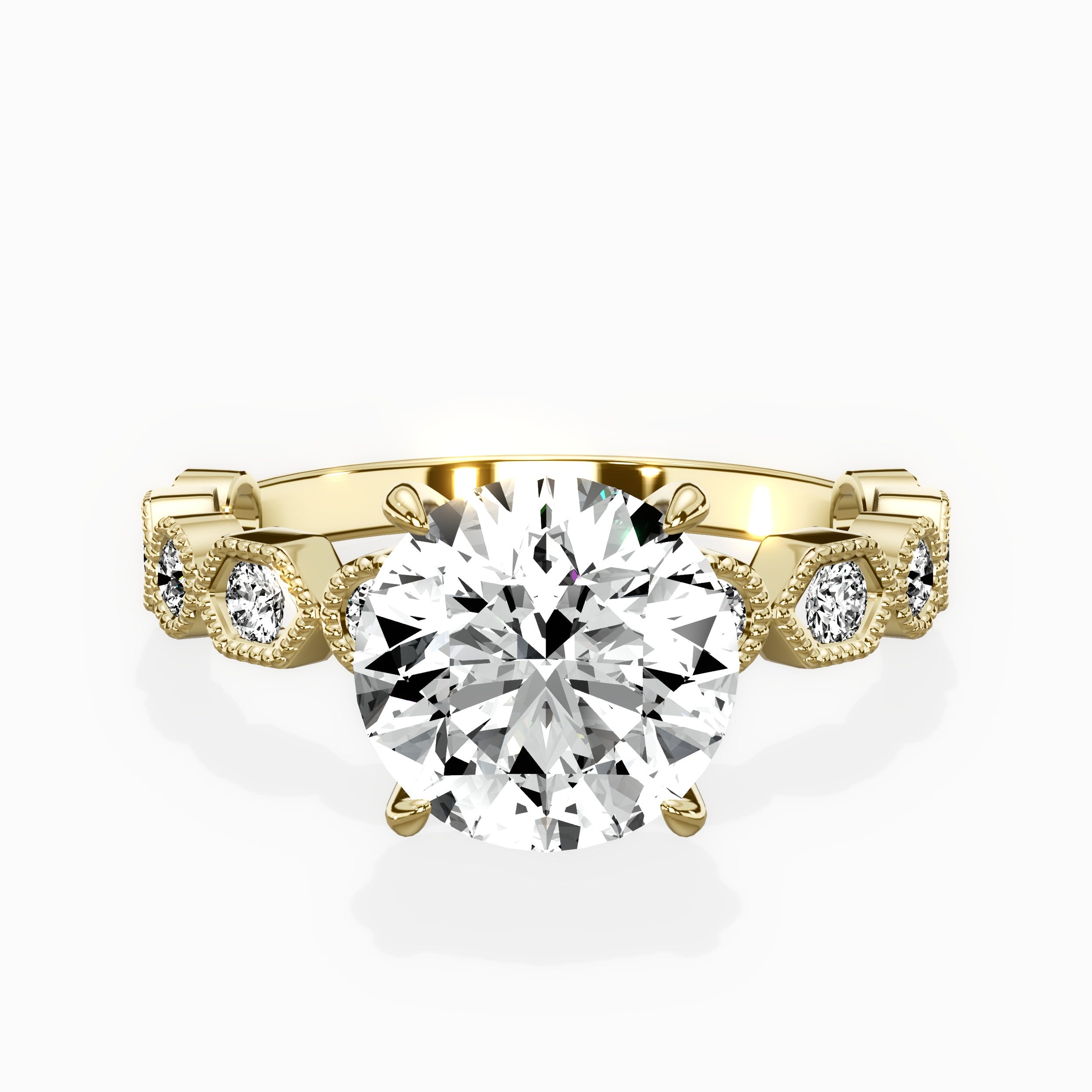 Devotion Vintage Style Engagement Ring