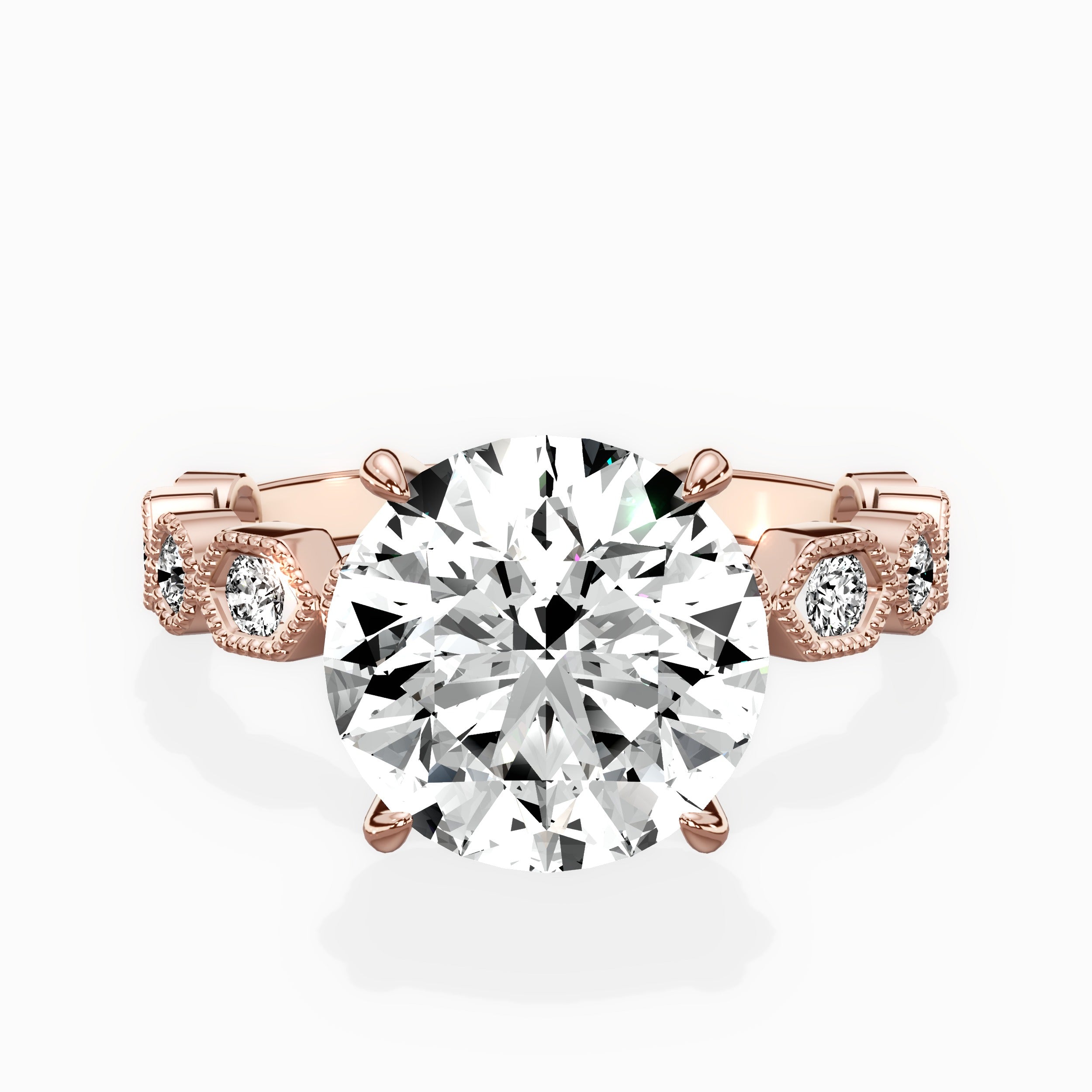 Devotion Vintage Style Engagement Ring