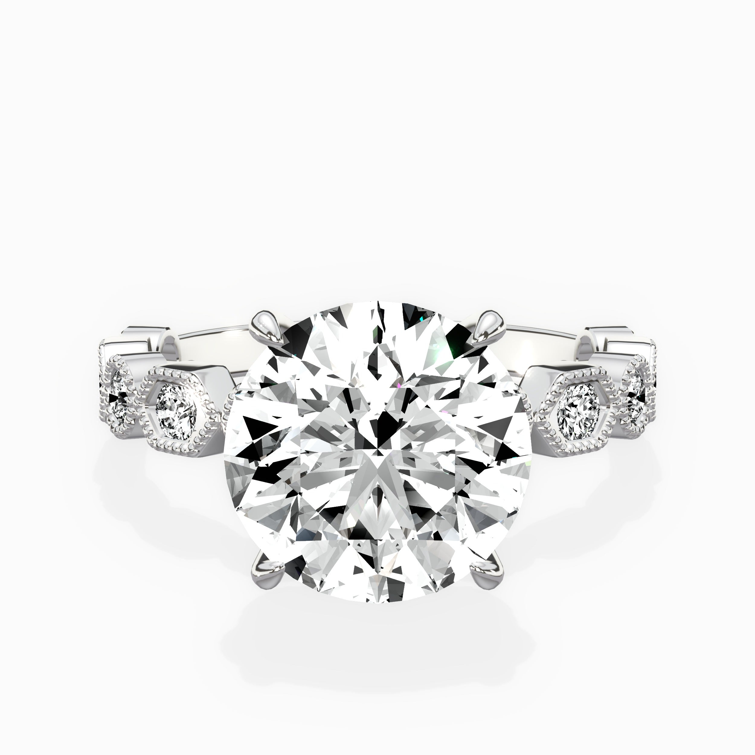 Devotion Vintage Style Engagement Ring