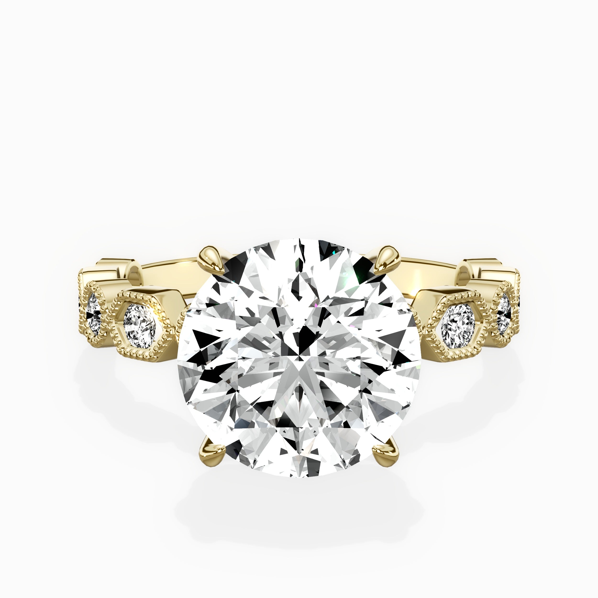 Devotion Vintage Style Engagement Ring