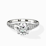 Elle Vintage Style Engagement Ring
