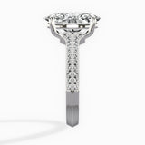 Two Petals Pave Vintage Engagement Ring