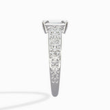 Vintage Scrollwork Solitaire Ring Engagement Ring