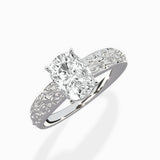 Vintage Scrollwork Solitaire Ring Engagement Ring