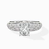 Vintage Scrollwork Solitaire Ring Engagement Ring