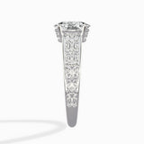 Vintage Scrollwork Solitaire Ring Engagement Ring