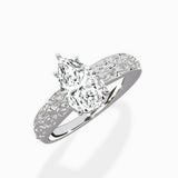Vintage Scrollwork Solitaire Ring Engagement Ring