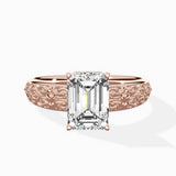 Vintage Scrollwork Solitaire Ring Engagement Ring