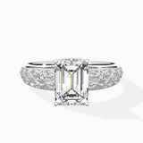 Vintage Scrollwork Solitaire Ring Engagement Ring