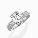 Vintage Scrollwork Solitaire Ring Engagement Ring