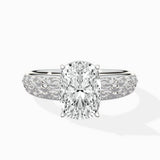 Vintage Scrollwork Solitaire Ring Engagement Ring