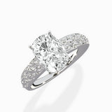 Vintage Scrollwork Solitaire Ring Engagement Ring