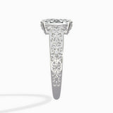 Vintage Scrollwork Solitaire Ring Engagement Ring
