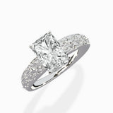 Vintage Scrollwork Solitaire Ring Engagement Ring