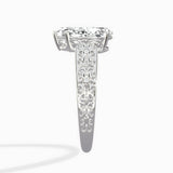 Vintage Scrollwork Solitaire Ring Engagement Ring