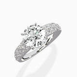 Vintage Scrollwork Solitaire Ring Engagement Ring