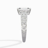 Vintage Scrollwork Solitaire Ring Engagement Ring