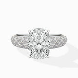 Vintage Scrollwork Solitaire Ring Engagement Ring