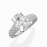 Vintage Scrollwork Solitaire Ring Engagement Ring