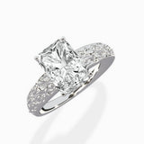 Vintage Scrollwork Solitaire Ring Engagement Ring
