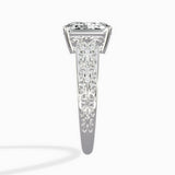 Vintage Scrollwork Solitaire Ring Engagement Ring