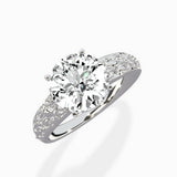Vintage Scrollwork Solitaire Ring Engagement Ring